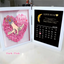 Mum We Love You With REAL MOON PHASE Anniversary Calendar - Personalized Mum & Grandma Flower Shadow Box with Names