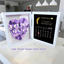 Mum We Love You With REAL MOON PHASE Anniversary Calendar - Personalized Flower Shadow Box