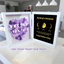 Mum We Love You With REAL MOON PHASE Anniversary Calendar - Mummy's Universe Personalized Heart Shape Flower Shadow Box