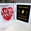 Mum We Love You With REAL MOON PHASE Anniversary Calendar - Mummy's Universe Personalized Heart Shape Flower Shadow Box