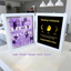 Mum We Love You With REAL MOON PHASE Anniversary Calendar - Mummy's Universe Personalized Heart Shape Flower Shadow Box