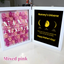 Mum We Love You With REAL MOON PHASE Anniversary Calendar - Mummy's Universe Personalized Heart Shape Flower Shadow Box