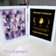 Mum We Love You With REAL MOON PHASE Anniversary Calendar - Mummy's Universe Personalized Heart Shape Flower Shadow Box