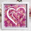 Mom Grandma Hearts Custom Kids' Names - Personalized Flower Shadow Box With LED Light | Mother's Day Gifts