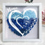 Mom Grandma Hearts Custom Kids' Names - Personalized Flower Shadow Box With LED Light | Mother's Day Gifts