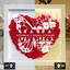 A Love That Lives On - Personalized Flower Shadow Box LED Light - A Memorial Gift With Butterflies | Mother's Day Gifts