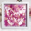A Love That Lives On - Personalized Flower Shadow Box LED Light - A Memorial Gift With Butterflies | Mother's Day Gifts