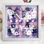 A Love That Lives On - Personalized Flower Shadow Box LED Light - A Memorial Gift With Butterflies | Mother's Day Gifts