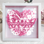 A Love That Lives On - Personalized Flower Shadow Box LED Light - A Memorial Gift With Butterflies | Mother's Day Gifts