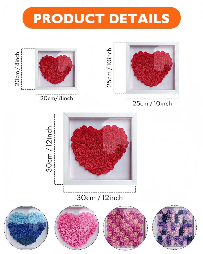 A Love That Lives On - Personalized Flower Shadow Box LED Light - A Memorial Gift With Butterflies | Mother's Day Gifts