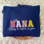 Custom This Nana Wears Her Heart On Her Sleeve Sweatshirt With Kids Names
