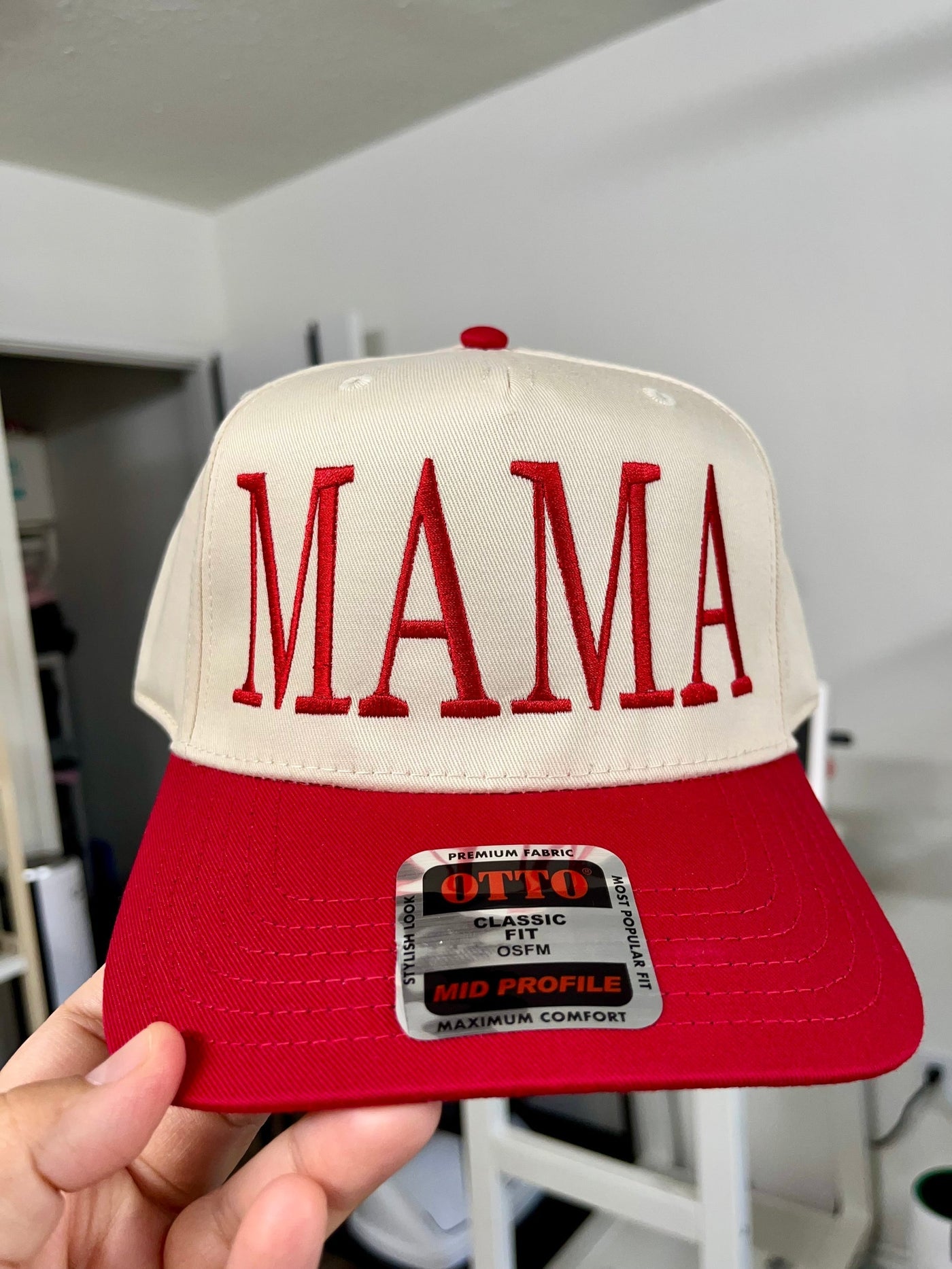 Custom MAMA Embroidered Hat
