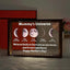 We Are So Lucky - LED Light Frame with Custom Text & Date - Mommy’s Universe
