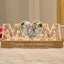 Customized Flower Print Photo LED Night Light, Birthday Flower, Gift For Mom, Gift For Grandma