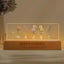 Personalized Acrylic Birthday Month Flower Night Light Warm Gift For Mother's Day