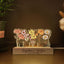 Customized Grandma's/Mom's Garden Night Light – Personalized Birth Month Flower LED Lamp