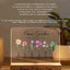 Mum’s Garden Birth Month Flower Personalized LED Night Light – Perfect Mother’s Day Gift for Mum & Grandma