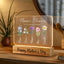 Mum’s Garden Birth Month Flower Personalized LED Night Light – Perfect Mother’s Day Gift for Mum & Grandma