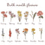 Custom Birth Month Flower LED Night Light, Mother's Day Gift for Grandma Mum