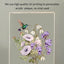 Birth Flower Family Bouquet, Birth Month Flower Art Custom, Hand Drawn Art, Birth Month Flower Print, Personalized Gift