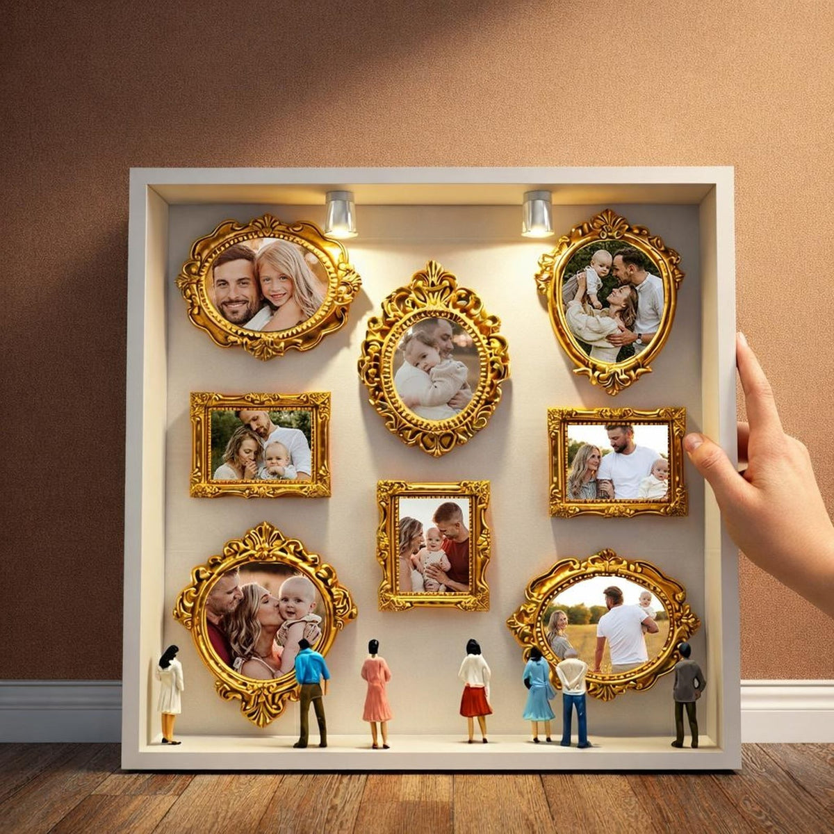 Personalized Museum of Us Frame Custom Photo Mini Museum Gifts Meaningful Gift For Mom Grandma