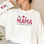 Personalized Hoodie This Mama Wears Her Heart On Her Sleeve Custom  Design Exquisite Mother's Day Gift