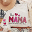 This Mama Wears Her Heart on Her Sleeve Custom Crewneck Sweatshirt