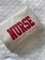 Custom Glitter Embroidered Nurse Sweatshirt | Gift for Mom