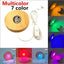 Dad & Me Fist Bump Crystal Ball Lamp - Personalized LED Night Light for Dad, Daddy, Papa, Father