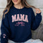 Mom glitter embroidered T-shirt&sweatshirt mother day/personalized year.