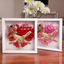 (with Ring & Manicure)Personalized Mommy Holding Hands Shadow Box with Ring & Manicure – Custom Kids Names Floral Heart Frame, Mother’s Day Gift
