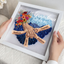 Personalized Grandma Hand Holding Shadow Box – Custom Names Rose Heart Frame for Nana | Mother’s Day Gift from Grandkids