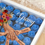 Personalized Grandma Hand Holding Shadow Box – Custom Names Rose Heart Frame for Nana | Mother’s Day Gift from Grandkids