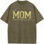 Custom Mama Glitter Embroidered Washed Sweatshirt with Kids' Names | Mother's Day Gift