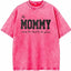 Custom Mama Glitter Embroidered Washed Sweatshirt with Kids' Names | Mother's Day Gift