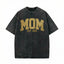 Custom Embroidered Applique Glitter Mama Washed Sweatshirt - Gift for Mom