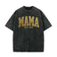 Custom Embroidered Applique Glitter Mama Washed Sweatshirt - Gift for Mom
