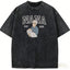 Personalized Vintage Washed Mama Kids Portrait Mothers Day Gift  Soft Fit Memory Shirt  Family Keepsake Tee