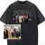 Personalized Vintage Washed Mama Kids Portrait Mothers Day Gift  Soft Fit Memory Shirt  Family Keepsake Tee