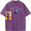 Personalized Vintage Washed Mama Kids Portrait Mothers Day Gift  Soft Fit Memory Shirt  Family Keepsake Tee