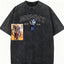 Personalized Vintage Washed Mama Kids Portrait Mothers Day Gift  Soft Fit Memory Shirt  Family Keepsake Tee