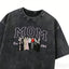 Personalized Vintage Washed Mama Kids Portrait Mothers Day Gift  Soft Fit Memory Shirt  Family Keepsake Tee