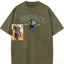 Personalized Vintage Washed Mama Kids Portrait Mothers Day Gift  Soft Fit Memory Shirt  Family Keepsake Tee