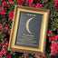 Custom Moon Phase With Custom Text - Commemorative Gift for Mom