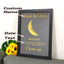 Custom Moon Phase With Custom Text - Commemorative Gift for Mom