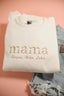 Personalized Embroidered Floral Mama Sweatshirt | Mother's Day Gift