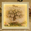 Personalized Mom Family Tree With Kids' Names Birth Years LED Light Shadow Box Wooden Ornament