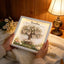 Personalized Mom Family Tree With Kids' Names Birth Years LED Light Shadow Box Wooden Ornament