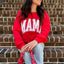 Custom PUFF Mama Camo Leopard Pattern Sweatshirt | Mother's Day Gift