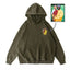 Custom Personalized Dad Portrait Embroidered Washed Sweatshirt, Hoodie & T-Shirt